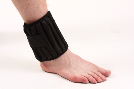 ADJUSTABLE IRON BAR WRIST/ANKLE WEIGHTS 10LB PAIR